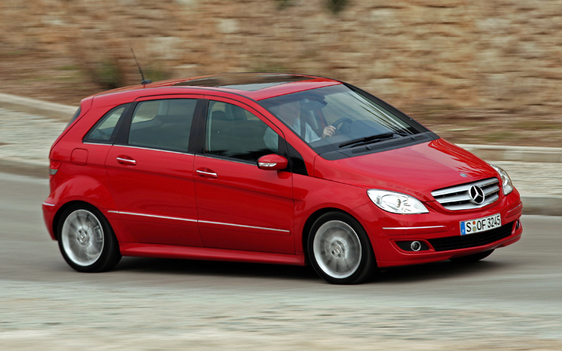 The Mercedes Benz B200 Turbo is a small car with a big heart under the stylish bonnet.